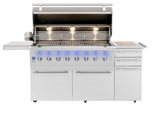 Encore 54" Freestanding Hybrid Grill