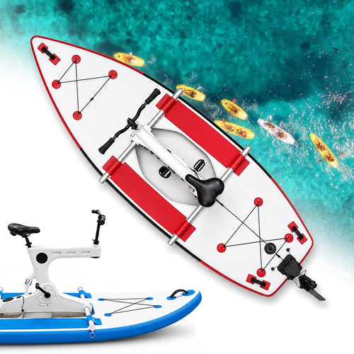 Inflatable Water Bike with Pedal Drive | 220kg Max Load Family-Friendly Water Bicycle for Lake, River & Beach Outings | Efficient Propeller System for Water Fun