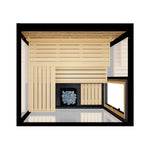 ThermaSol Vue 4-Person Outdoor Mirrored Glass Sauna